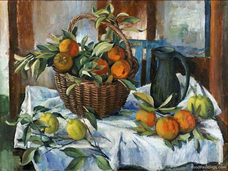 Basket of Oranges, Lemons and Jug - Margaret Olley - 2011