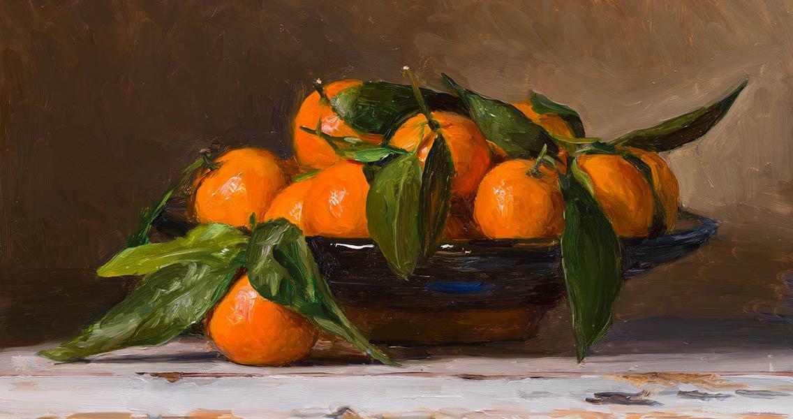Clementines in a Spanish Bowl - Julian Merrow Smith - 2016