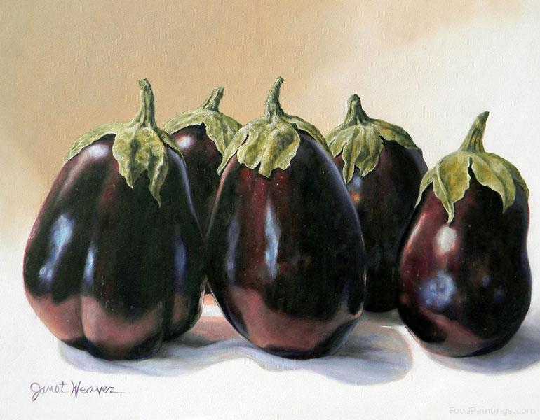 Eggplants - Janet Weaver