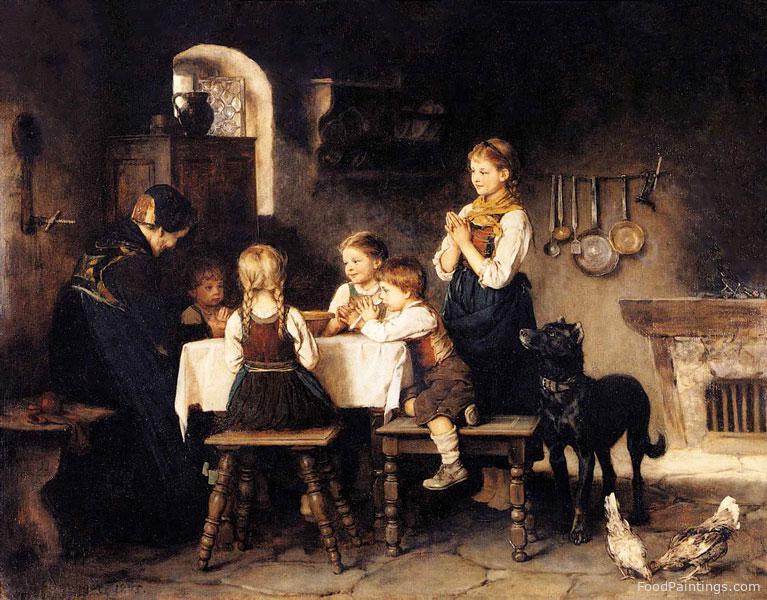 Grace before Meal - Franz von Defregger - 1875