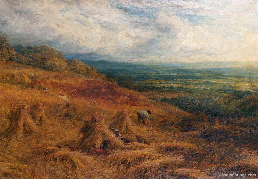 Harvesting on the Downs - George Lucas