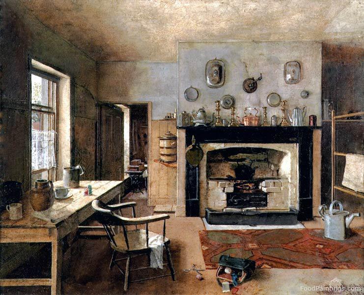 Kitchen at the Old King Street Bakery - Frederick McCubbin - 1884