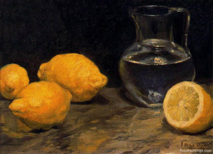 Lemons and Jug of Water - Ignacio Diaz Olano