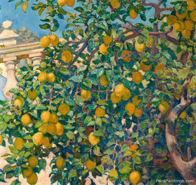 Lemons in La Mortola - Theo van Rysselberghe - 1921
