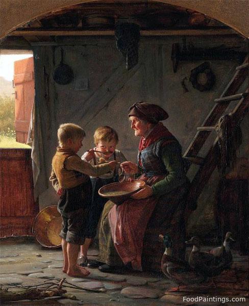 Lunch at Grandmother's House - Carl Bloch