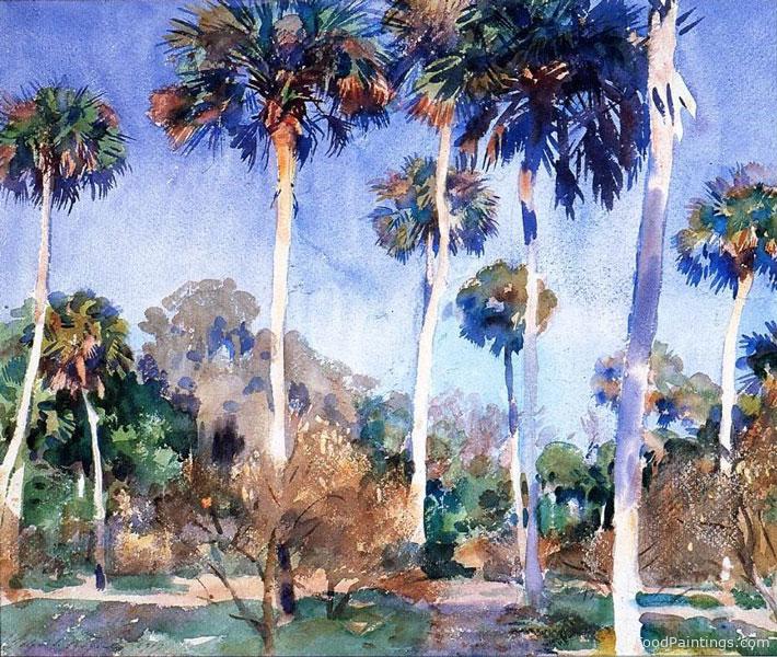 Palms - John Singer Sargent - 1917