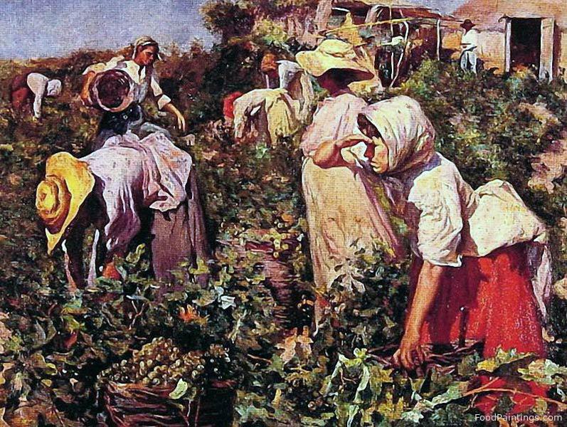 Picking Grapes - Federico Godoy y Castro - 1907