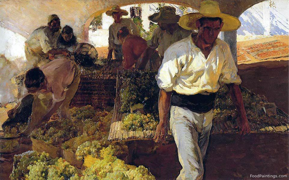 Preparing Raisins - Joaquin Sorolla - 1900