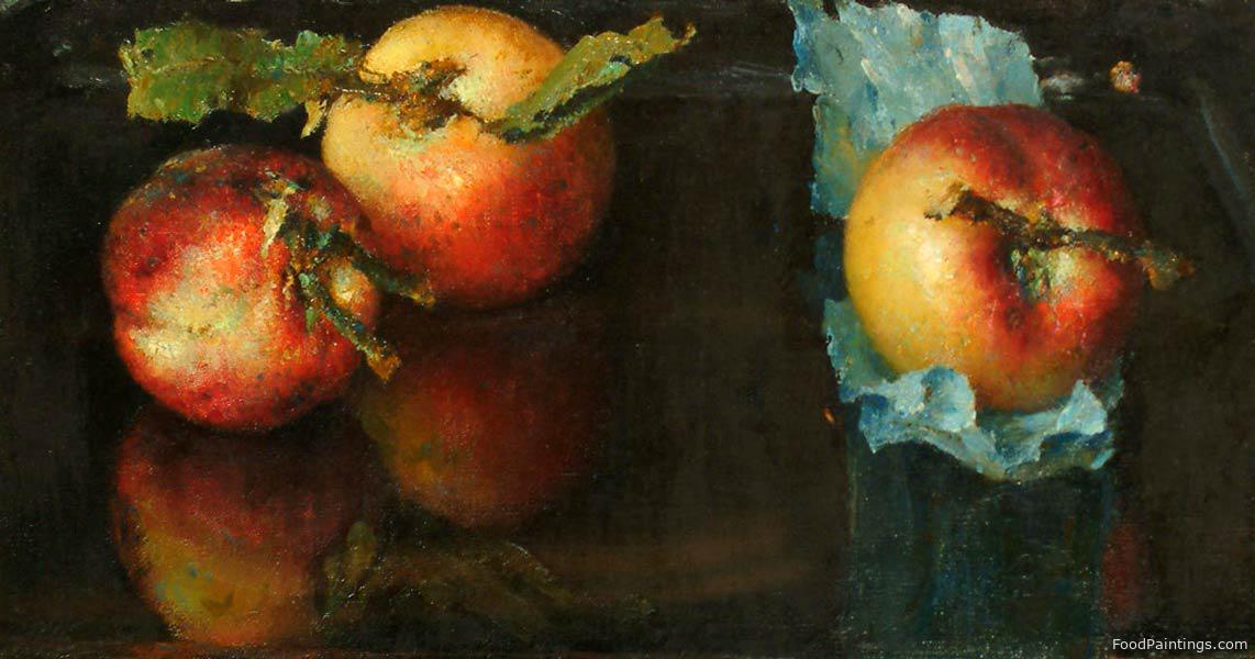 Still Life of Apples on a Tray - Walter Vaes