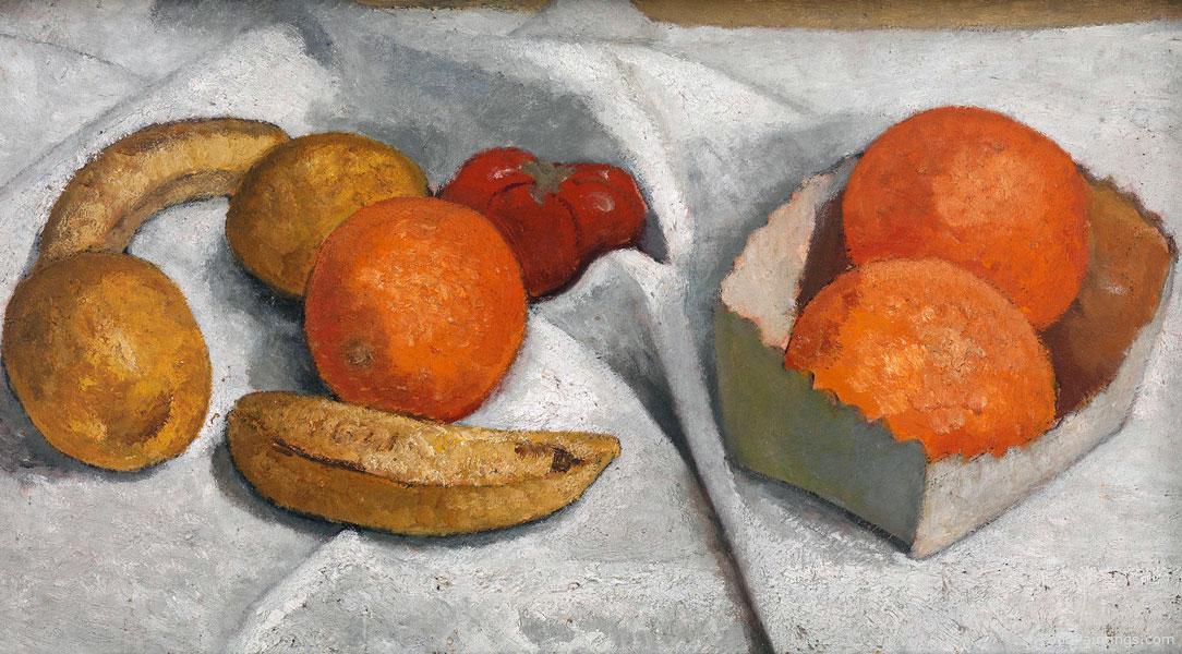 Still Life with Fruit - Paula Modersohn Becker - 1906