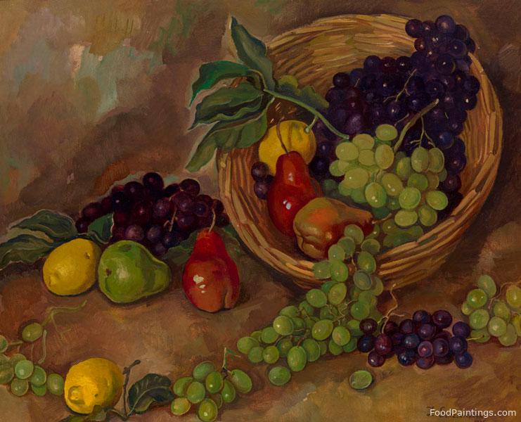 Still Life with Fruit - Zinaida Serebriakova - 1935