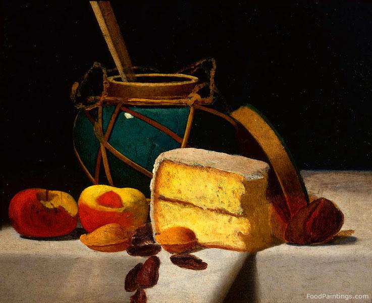 Still Life with Ginger Jar and Pound Cake - John Frederick Peto - 1890