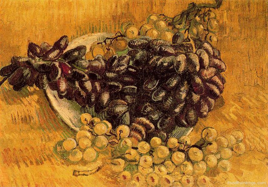 Still Life with Grapes - Vincent van Gogh - 1887