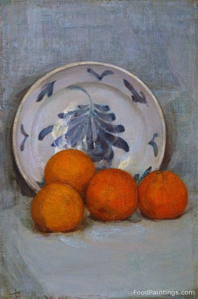 Still Life with Oranges - Piet Mondrian - 1899