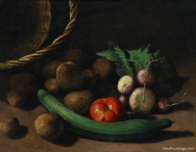 Still Life with Vegetables - Arthur Segal - 1942