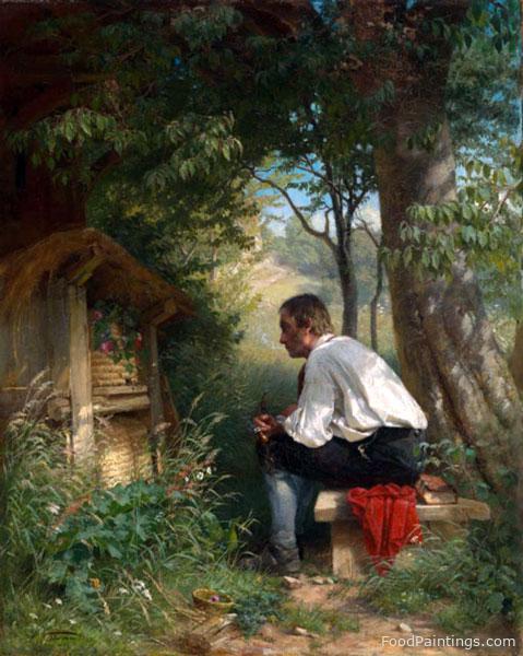 The Bee Friend - Hans Thoma - 1863