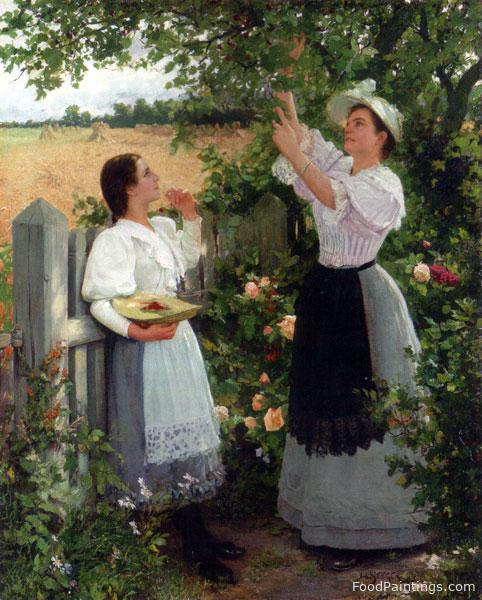 The Cherry Pickers - Hermann Seeger - 1894