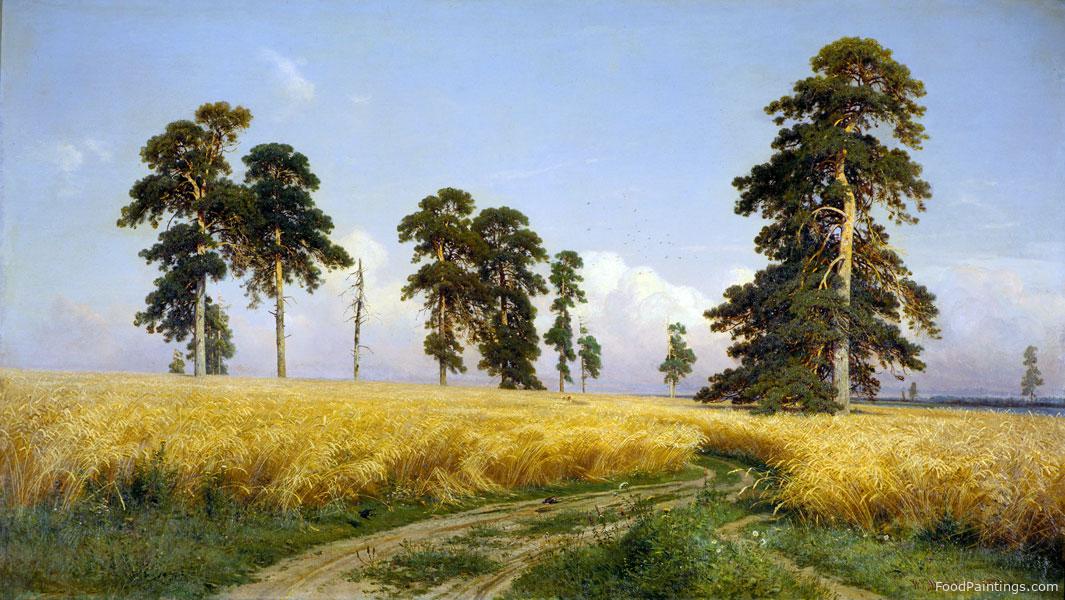 The Field of Wheat - Ivan Shishkin - 1878