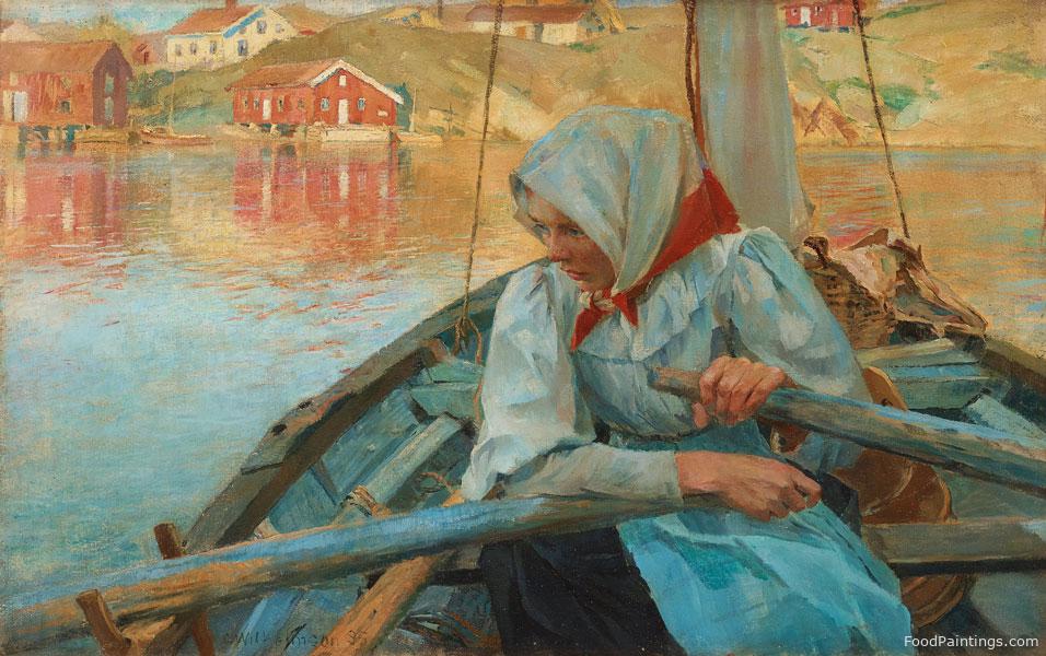 The Fisher Girl - Carl Wilhelmson - 1894