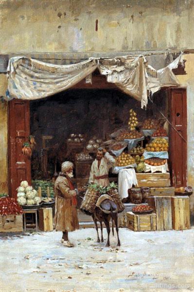 The Greengrocer's Shop - Richard Karlovich Zommer
