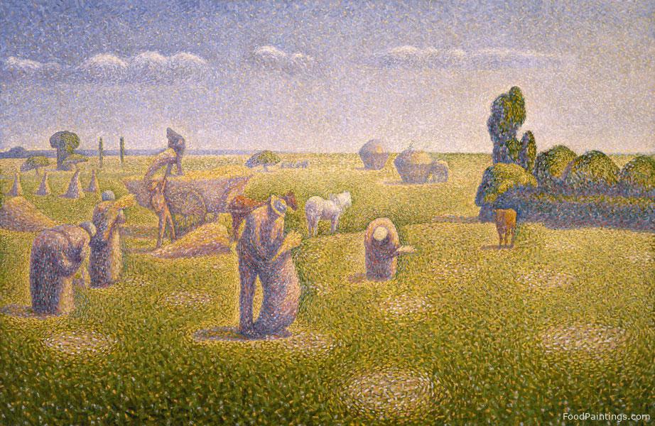 The Harvesters - Charles Angrand - 1892