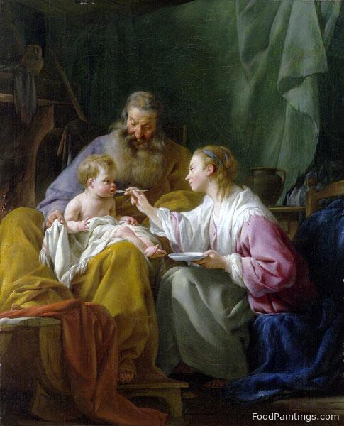 The Holy Family - Noel Halle - 1753
