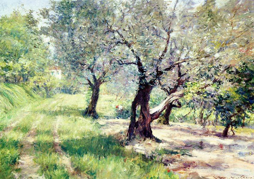 The Olive Grove - William Merritt Chase - 1910