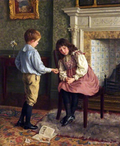 The Peace Offering - Charles Haigh Wood - c. 1885