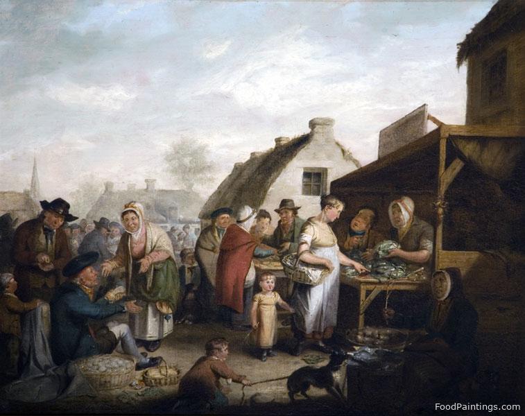 The Scottish Market Place - David Wilkie - 1818