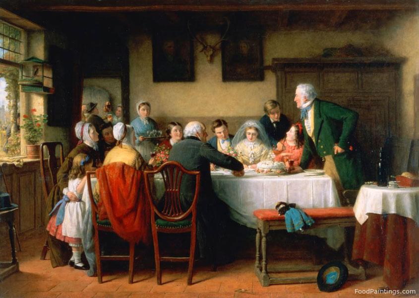 The Wedding Breakfast - Frederick Daniel Hardy - 1871