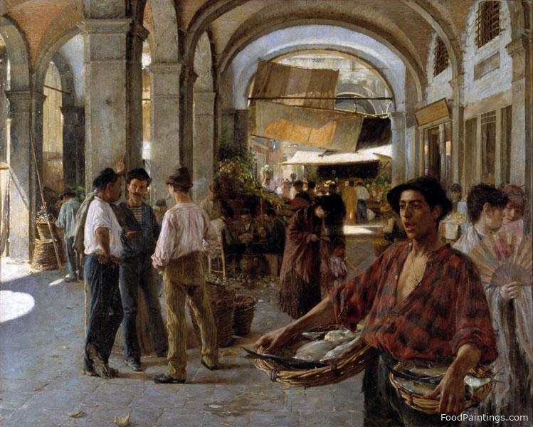 Venetian Covered Market - Oscar Bjorck - 1887