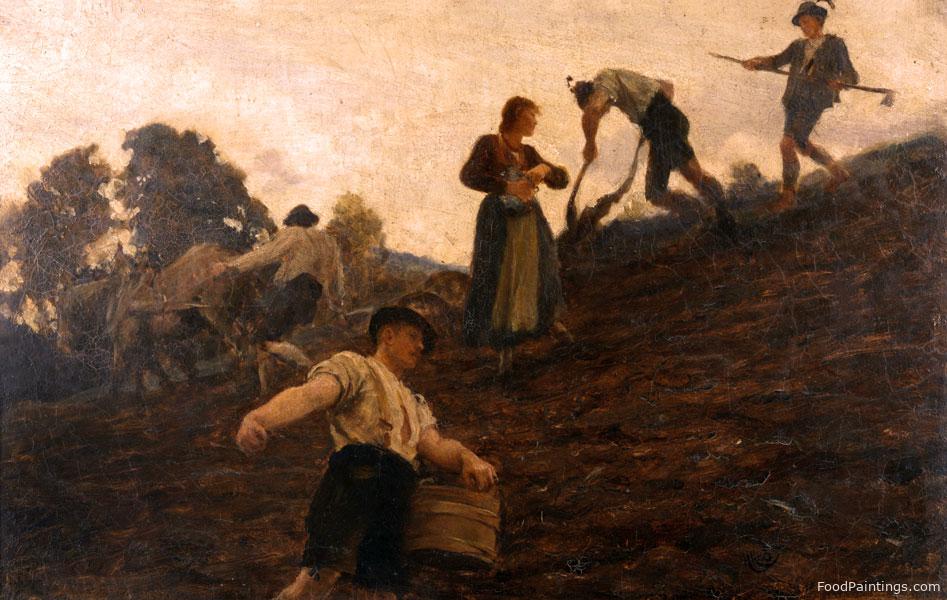 Working the Land - Hubert von Herkomer - 1885