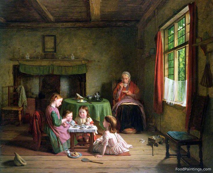 A Tea Party - Thomas George Webster - 1862