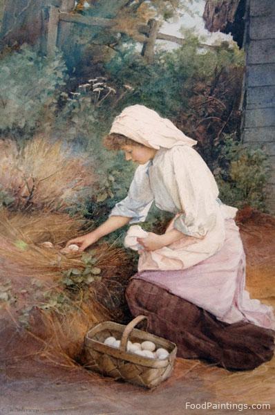 Collecting Eggs - Charles Edward Wilson - c. 1900