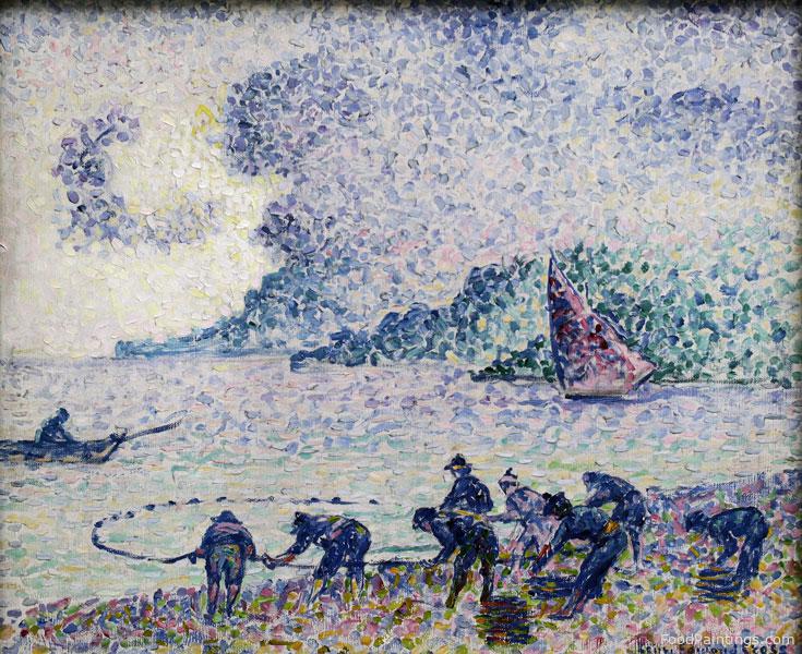 Fishermen - Henri Edmond Cross - 1895