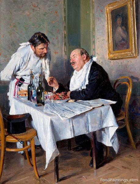 In the Tavern - Vladimir Makovski - 1887