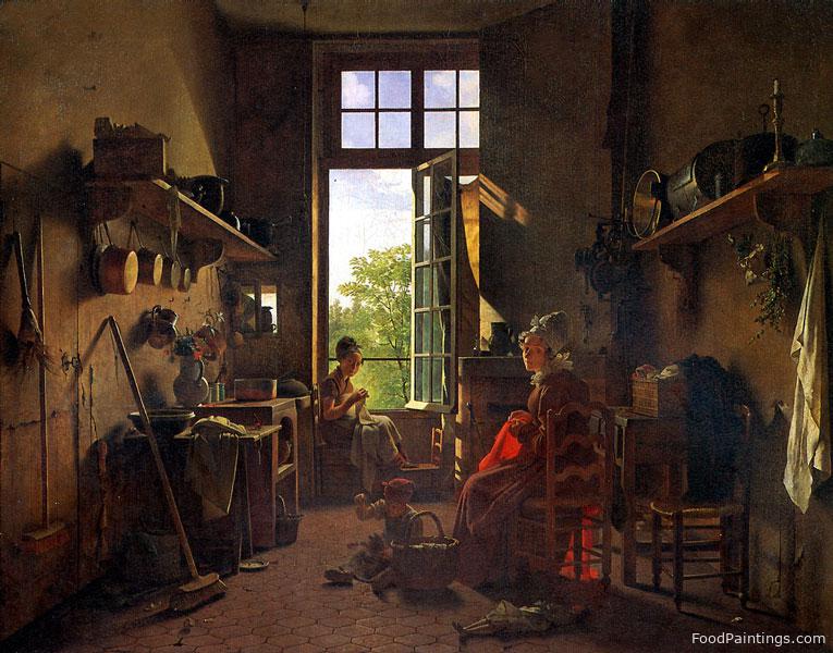 Kitchen Interior - Michael Martin Drolling - 1815