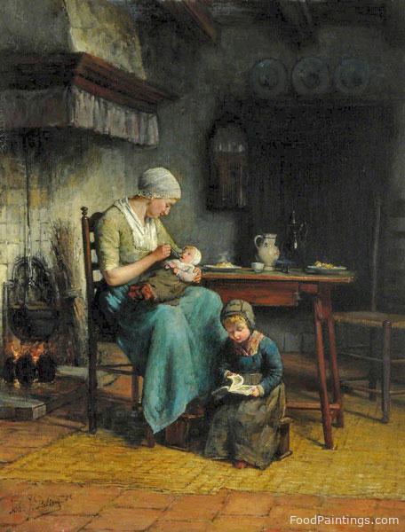 Mother and Child - Johannes Jacobus Paling - 1884