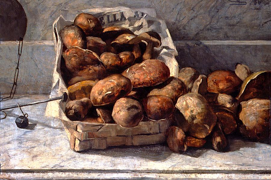 Mushrooms - Giovanni Segantini - 1886