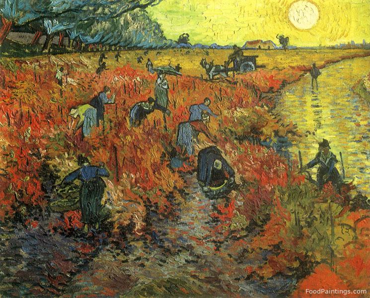Red Vineyards at Arles - Vincent van Gogh - 1888