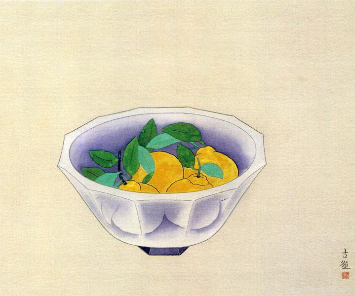 Sanbokan (Japanese Lemon) - Kokei Kobayashi - c. 1930s