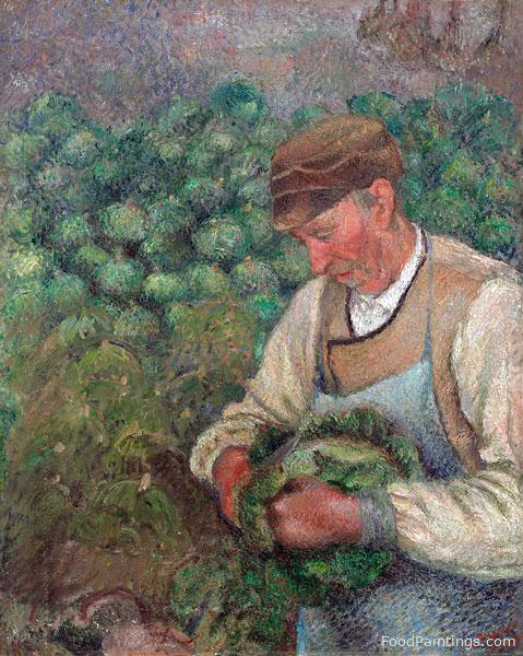 The Gardener (Old Peasant with Cabbage) - Camille Pissarro - c. 1883-1895