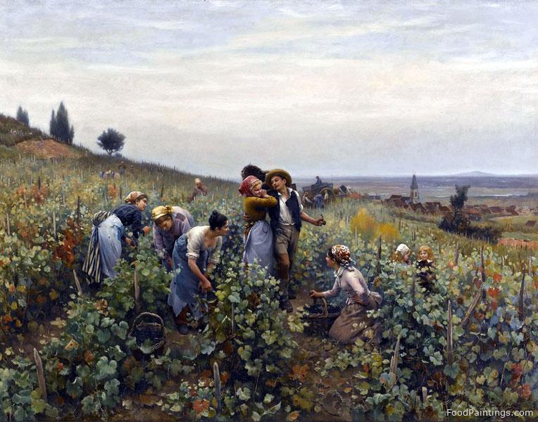 The Grape Harvest - Daniel Ridgway Knight