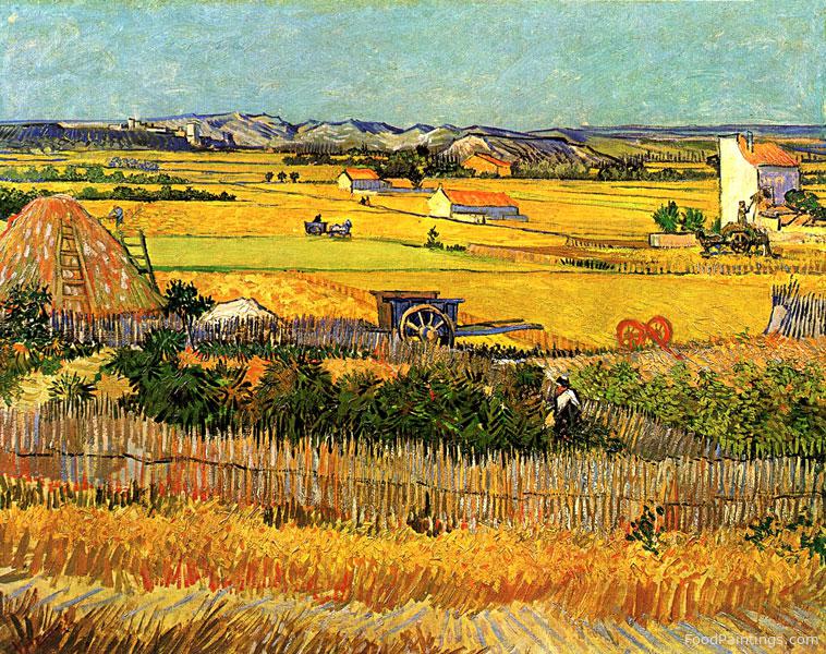 The Harvest - Vincent van Gogh - 1888