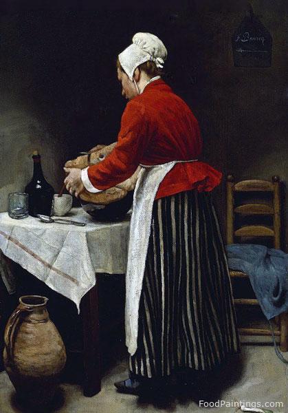 The Maid - Francois Bonvin - c. 1875