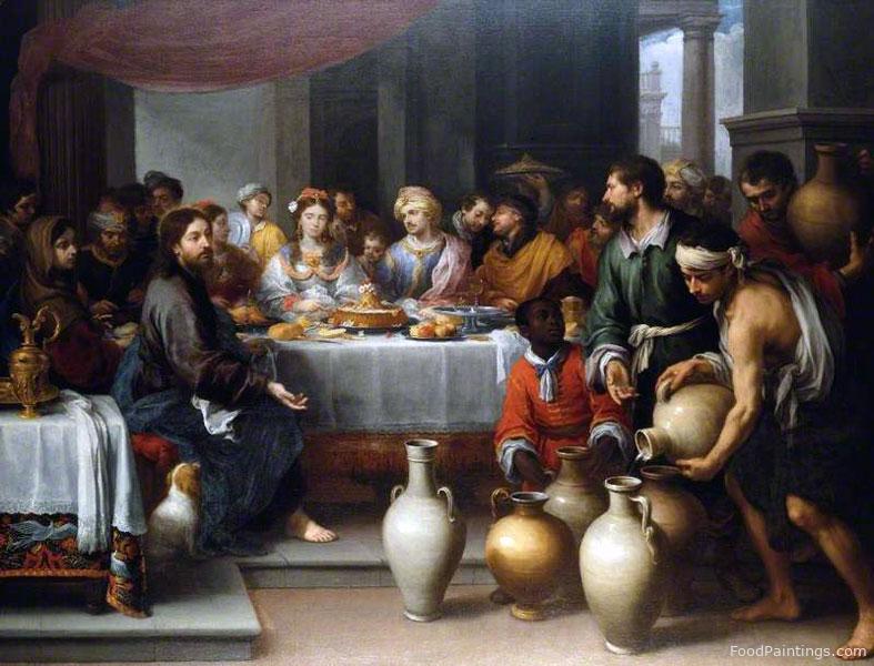 The Marriage Feast at Cana - Bartolome Esteban Murillo - c. 1672