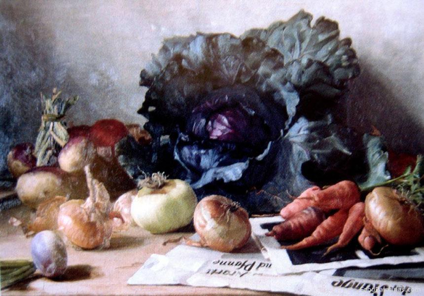 The Red Cabbage - Nora Heysen - 1931