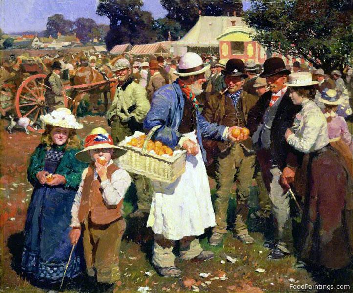 Whitsuntide, A Gala Day - Alfred Munnings - 1902
